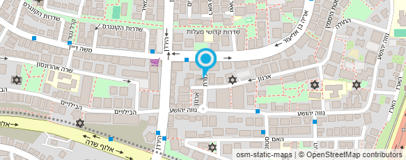 מפת הגעה אל טוען רבני  עו"ד יואב סטשבסקי