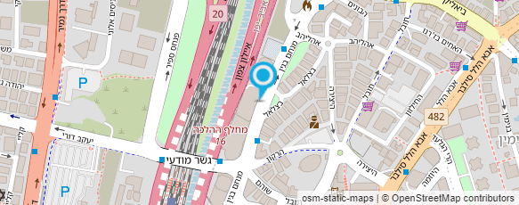 מפת הגעה אל עו"ד לוי רם