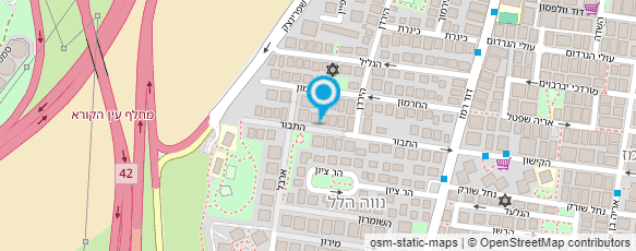 מפת הגעה אל עו"ד ודאי דניאל