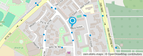 מפת הגעה אל מסמר העיר