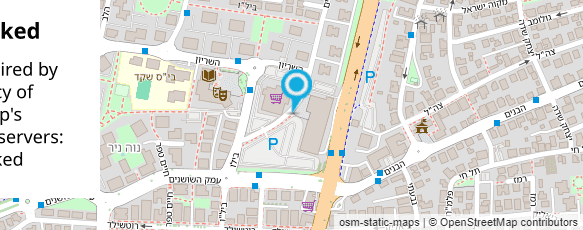 מפת הגעה אל הגלריה של נעמי - עיצובים בצבעים