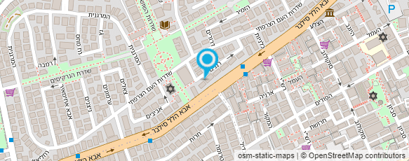 מפת הגעה אל דנה ינאי אדריכלות פנים