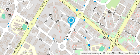 מפת הגעה אל עו"ד פרקטר ג'וליה