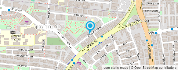 מפת הגעה אל דפנה בנטל