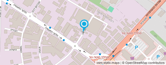 מפת הגעה אל אי.קיו.אס הידראוליקה בע"מ