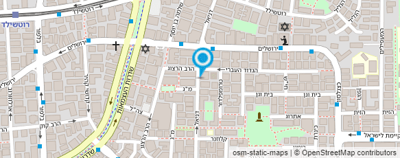 מפת הגעה אל נתן המנעולן