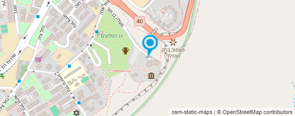 מפת הגעה אל מסעדת צוקים