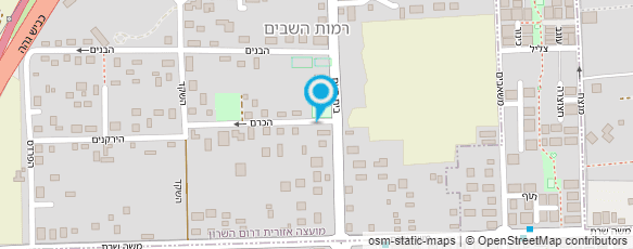 מפת הגעה אל רותם חברה לגינון ים תיכוני בע"מ