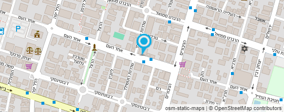 מפת הגעה אל מישל  זהבי עיצוב שיער