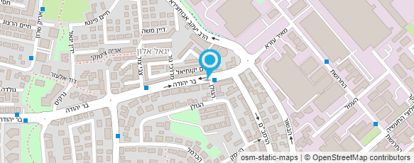 מפת הגעה אל מוניות הקריה