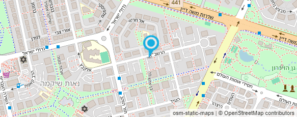 מפת הגעה אל ע.ד.- עיצוב ותכנון פנים