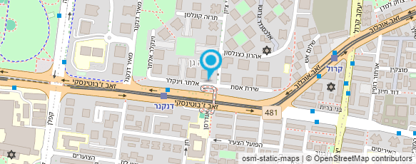 מפת הגעה אל אריה אדרי הפקות דפוס