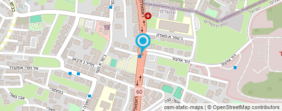 מפת הגעה אל מוניות אלעימאן