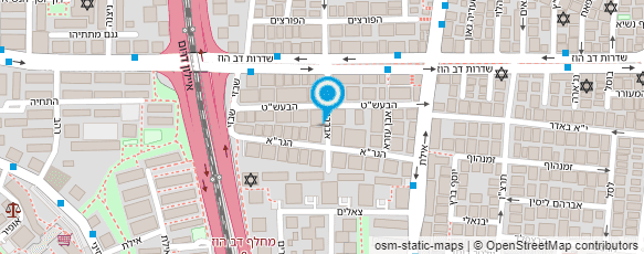 מפת הגעה אל א.ב. מור נקיון ואחזקה בע"מ