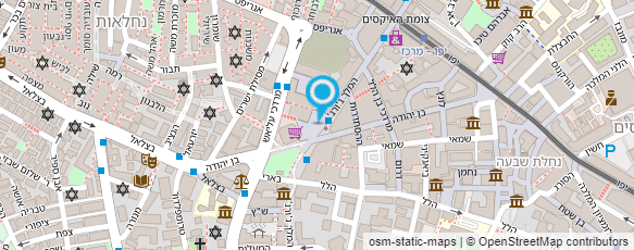 מפת הגעה אל מוטי ישר חברת עו"ד