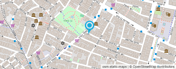 מפת הגעה אל שירותי קול סנטר G.N.A