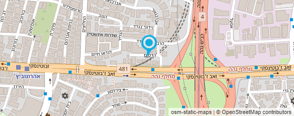 מפת הגעה אל אבי אברהם משרד עו"ד