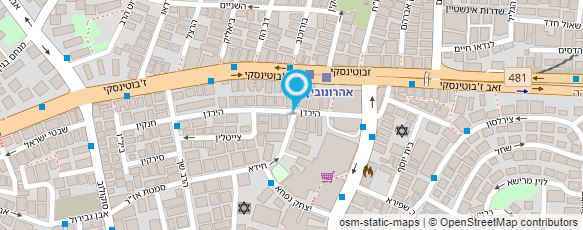 מפת הגעה אל גן שירת הקטנטנים