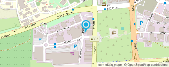 מפת הגעה אל אופיסטק - OFFICETECH