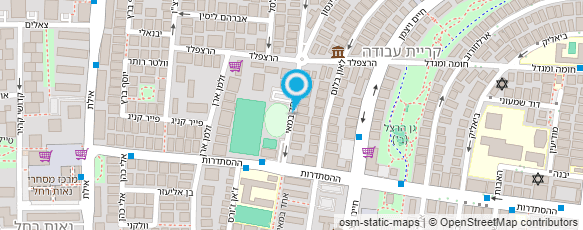 מפת הגעה אל מרינה ולרי עיצוב שמלות כלה