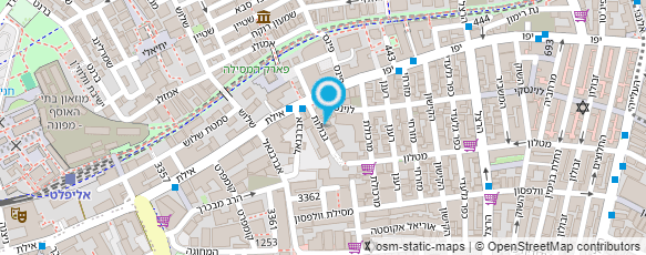 מפת הגעה אל גזרניה יונתן-שרותי גזירה