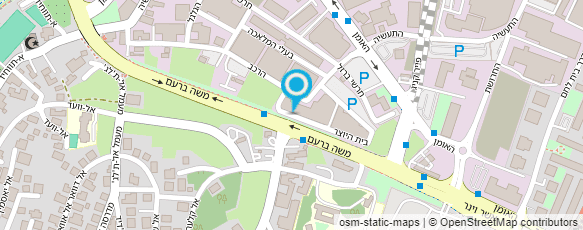 מפת הגעה אל מוסך היוצר - פחחות וצבע מפת הגעה אל מוסך היוצר - פחחות וצבע