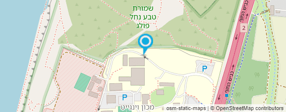 מפת הגעה אל ניצן אביב בית הספר לשחיה