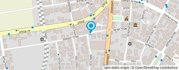 מפת הגעה אל משה אליק מעבדת שיניים