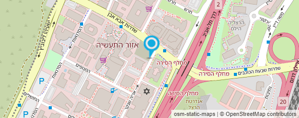 מפת הגעה אל מחסני תאורה