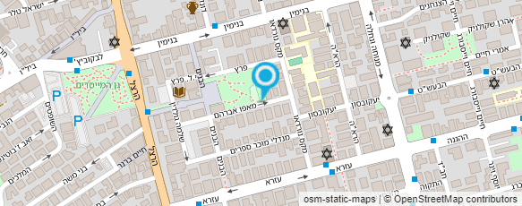 מפת הגעה אל גן פעוטון עליזה