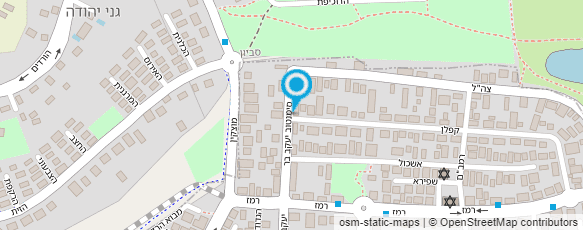 מפת הגעה אל גן פשוש