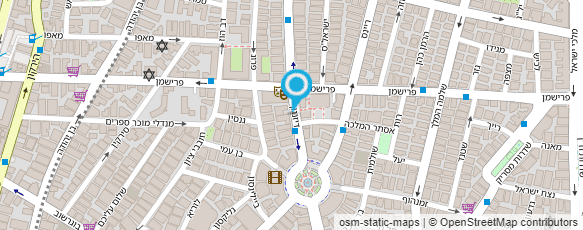 מפת הגעה אל מנדו נייר תל אביב