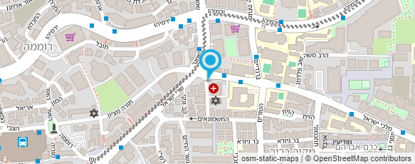 מפת הגעה אל ד"ר זלוטקביץ ישראל