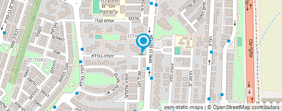 מפת הגעה אל ד"ר ז'אנה פרסידסקי