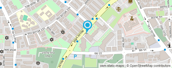 מפת הגעה אל פרופ' קוצר ערן