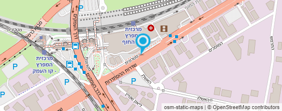 מפת הגעה אל פרופ' משנה קליני גיל סוירי