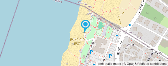 מפת הגעה אל קיבוץ על החוף