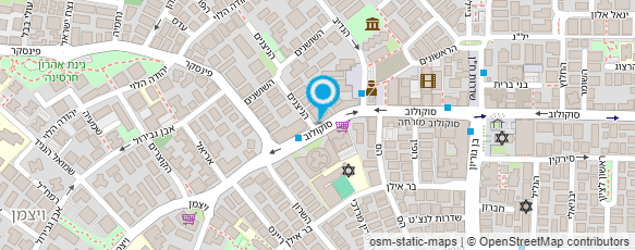 מפת הגעה אל 669 שליחויות ושירותי עזר לעורכי דין