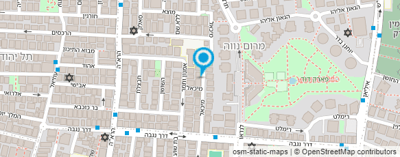 מפת הגעה אל א. דרור שיווק לדפוס