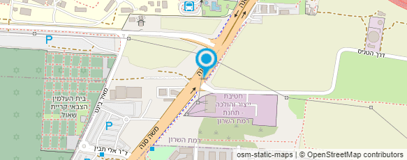 מפת הגעה אל מוסך הכפר הירוק