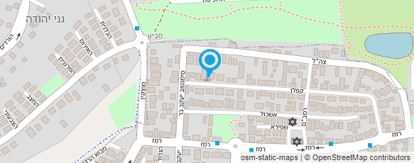 מפת הגעה אל ספיר הפקות - ברוך לוי