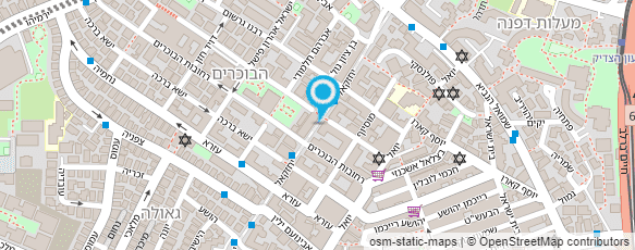 מפת הגעה אל קונטרולוג'י המרכז לפילאטיס