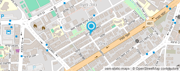 מפת הגעה אל רותם מאפרת מקצועית