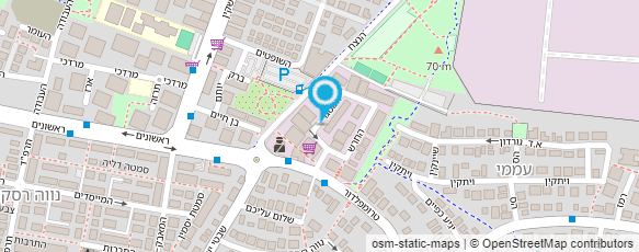 מפת הגעה אל דפוס רמת השרון בע"מ