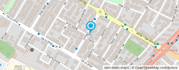 מפת הגעה אל עו"ד רז עידן