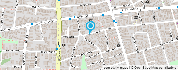 מפת הגעה אל פרופ' כץ קלמן