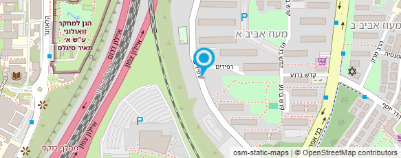 מפת הגעה אל דנה גורדון ורוי גורדון