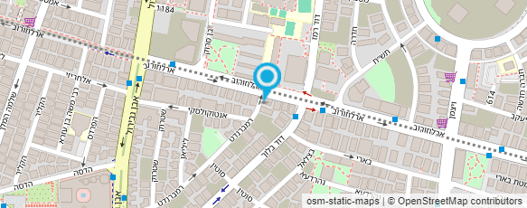 מפת הגעה אל קירה אהרונוביץ' - מאפרת