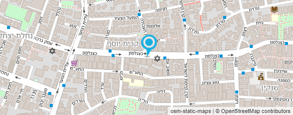 מפת הגעה אל אינסטלטור משה