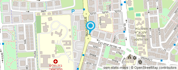 מפת הגעה אל עירית קולמן הנדסאית אדריכלות